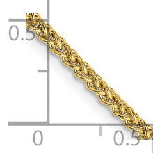 Load image into Gallery viewer, 14k 2mm Semi-Solid Wheat Chain
