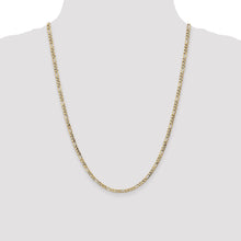 Load image into Gallery viewer, 14k 3.5mm Semi-Solid Figaro Chain
