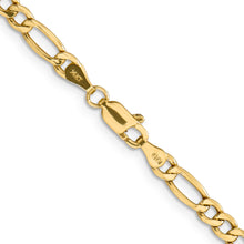 Load image into Gallery viewer, 14k 4.2mm Semi-Solid Figaro Chain
