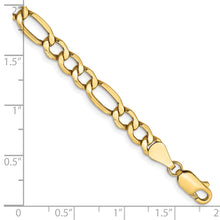 Load image into Gallery viewer, 14k 5.75mm Semi-Solid Figaro Chain
