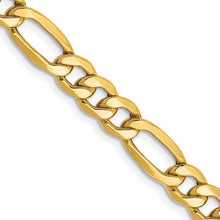 Load image into Gallery viewer, 14k 6.25mm Semi-Solid Figaro Chain
