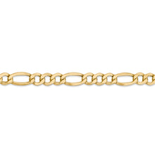 Load image into Gallery viewer, 14k 7.3mm Semi-Solid Figaro Chain
