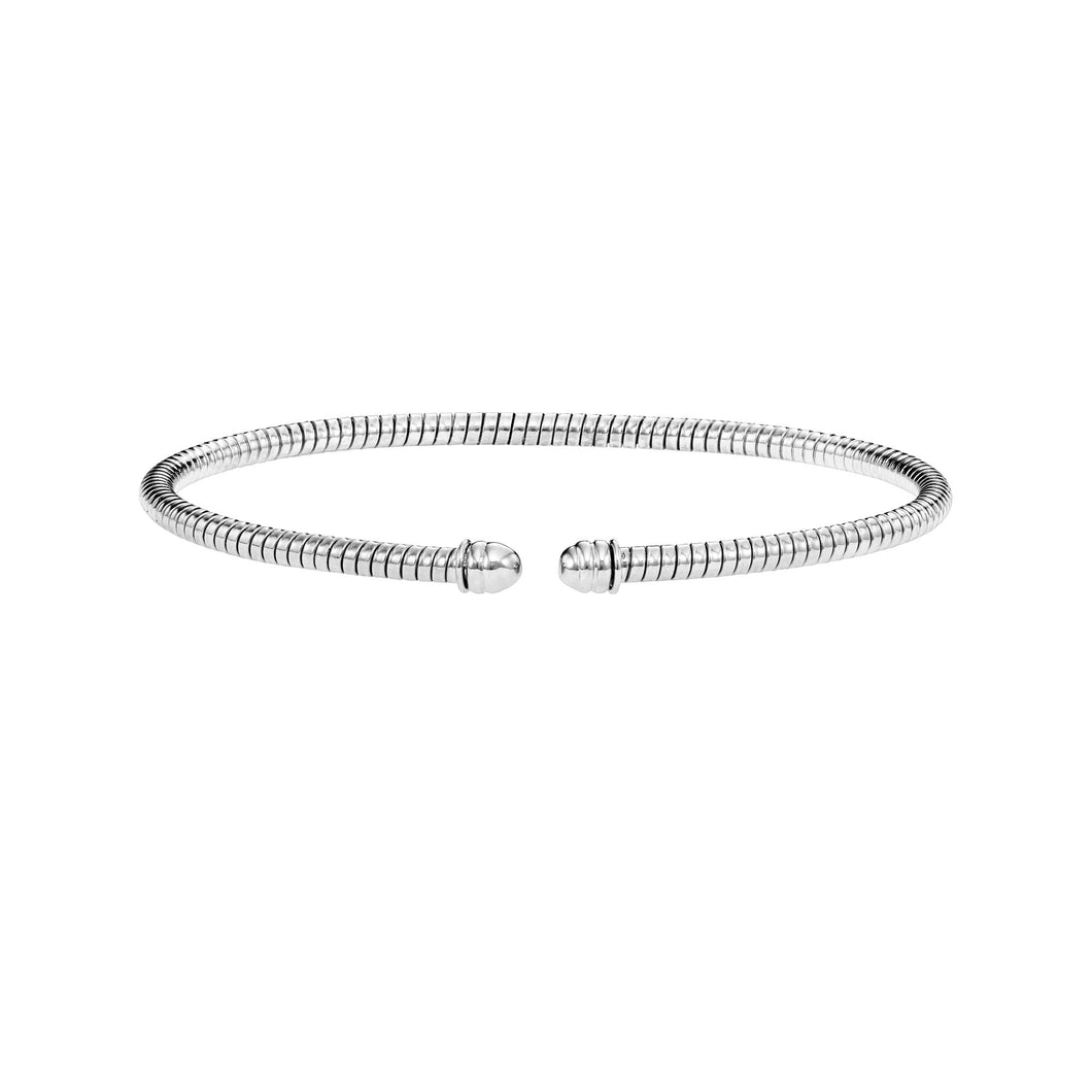 14K Gold 3mm Tubogas Bangle