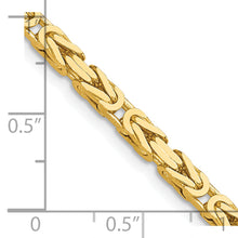Load image into Gallery viewer, 14k 3.25mm Byzantine Chain
