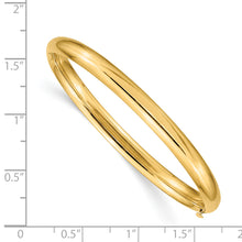 Load image into Gallery viewer, 14k 3/16 Polished Hinged Baby Bangle
