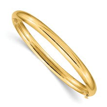 Load image into Gallery viewer, 14k 3/16 Polished Hinged Baby Bangle
