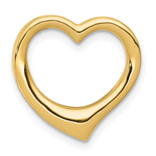 Load image into Gallery viewer, 14K Polished Heart Chain Slide
