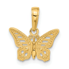 Load image into Gallery viewer, 14k Cut-Out Butterfly Pendant
