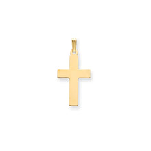 Load image into Gallery viewer, 14K Polished Cross Charm
