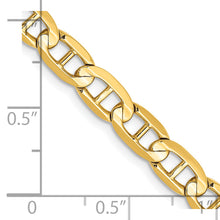 Load image into Gallery viewer, 14k 5.25mm Concave Anchor Chain
