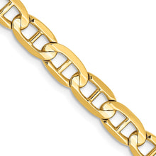 Load image into Gallery viewer, 14k 5.25mm Concave Anchor Chain
