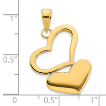 Load image into Gallery viewer, 14ky Hearts Pendant
