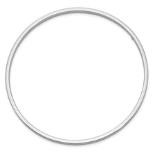 Load image into Gallery viewer, 14k White Gold 3mm Polished Square Tube Slip-on Bangle
