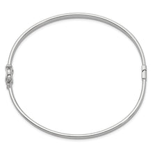 Load image into Gallery viewer, 14k White Gold 4mm Hinged Bangle
