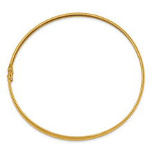 Load image into Gallery viewer, 14K Yellow Gold Polished D/C Flexible Bangle
