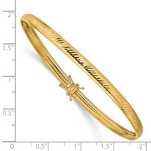Load image into Gallery viewer, 14K Yellow Gold Polished D/C Flexible Bangle
