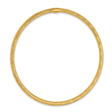 Load image into Gallery viewer, 14k Yellow Gold Diamond-cut Slip-on Bangle
