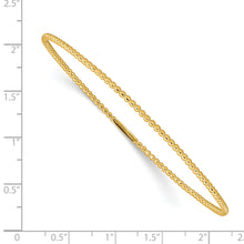 Load image into Gallery viewer, 14K Beaded Slip-on Bangle
