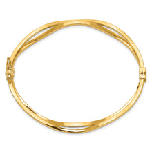 Load image into Gallery viewer, 14K Yellow Gold Hinged Bangle
