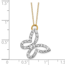 Load image into Gallery viewer, 14k Diamond Fascination Butterfly Necklace
