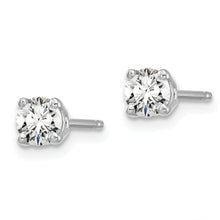 Load image into Gallery viewer, 14K White Gold Lab Grown Diamond 1/2ctw SI1/SI2, G H I, 4 Prong Earrings
