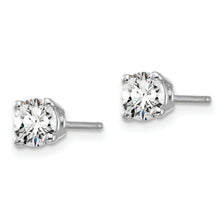 Load image into Gallery viewer, 14K White Gold Lab Grown Diamond 3/4ctw SI1/SI2, G H I, 4 Prong Earrings
