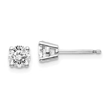 Load image into Gallery viewer, 14kw 7/8 ctw VS/SI, D E F, Lab Grown Diamond 4 Prong Earring
