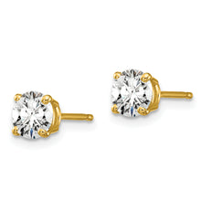 Load image into Gallery viewer, 14K Lab Grown Diamond 1ctw SI1/SI2, G H I, 4 Prong Earrings
