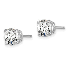 Load image into Gallery viewer, 14K White Gold Lab Grown Diamond 1 1/2ctw SI1/SI2, G H I, 4 Prong Earrings
