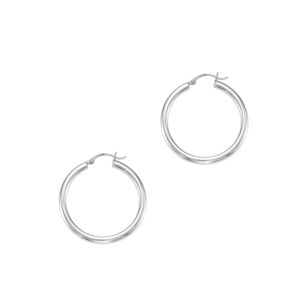 14K Gold 4mm Hoop Earring