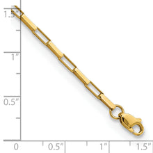Load image into Gallery viewer, 14K Polished Fancy Box Links 7.5in Bracelet

