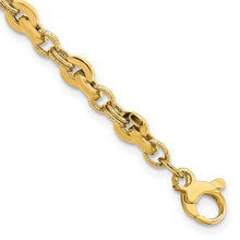 Load image into Gallery viewer, 14K Yellow Polished Fancy Link Bracelet
