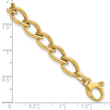 Load image into Gallery viewer, 14K Gold Fancy Hollow Link Bracelet
