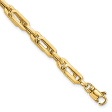 Load image into Gallery viewer, 14K Gold Polished Fancy Link Mens Bracelet
