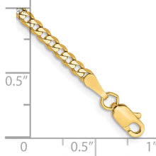 Load image into Gallery viewer, 14k 2.3mm Flat Beveled Curb Chain
