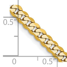 Load image into Gallery viewer, 14k 3.9mm Flat Beveled Curb Chain

