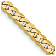 Load image into Gallery viewer, 14k 3.9mm Flat Beveled Curb Chain
