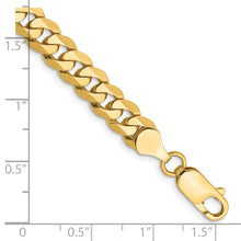Load image into Gallery viewer, 14k 7.25mm Flat Beveled Curb Chain

