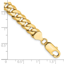 Load image into Gallery viewer, 14k 8mm Flat Beveled Curb Chain
