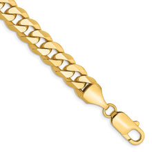 Load image into Gallery viewer, 14k 8.5mm Flat Beveled Curb Chain
