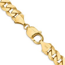 Load image into Gallery viewer, 14k 9.5mm Flat Beveled Curb Chain
