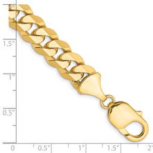 Load image into Gallery viewer, 14k 9.5mm Flat Beveled Curb Chain
