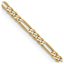 Load image into Gallery viewer, 14k 1.8mm Flat Figaro Chain
