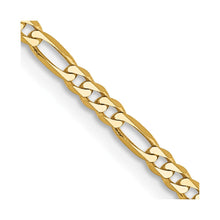 Load image into Gallery viewer, 14k 2.25mm Flat Figaro Chain
