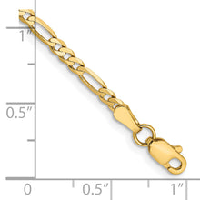 Load image into Gallery viewer, 14k 2.75mm Flat Figaro Chain
