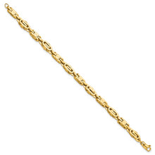 Load image into Gallery viewer, 14K Yellow Polished Fancy Link Men&#39;s Bracelet
