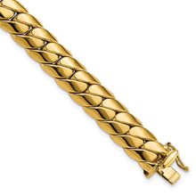 Load image into Gallery viewer, 14K Polished Fancy Link Men&#39;s Bracelet

