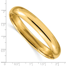 Load image into Gallery viewer, 14k 7/16 Oversize High Polished Hinged Bangle Bracelet
