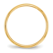 Load image into Gallery viewer, 10KY 2mm Half Round Band Size 8
