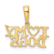 Load image into Gallery viewer, 14k I HEART MY DOGS Pendant
